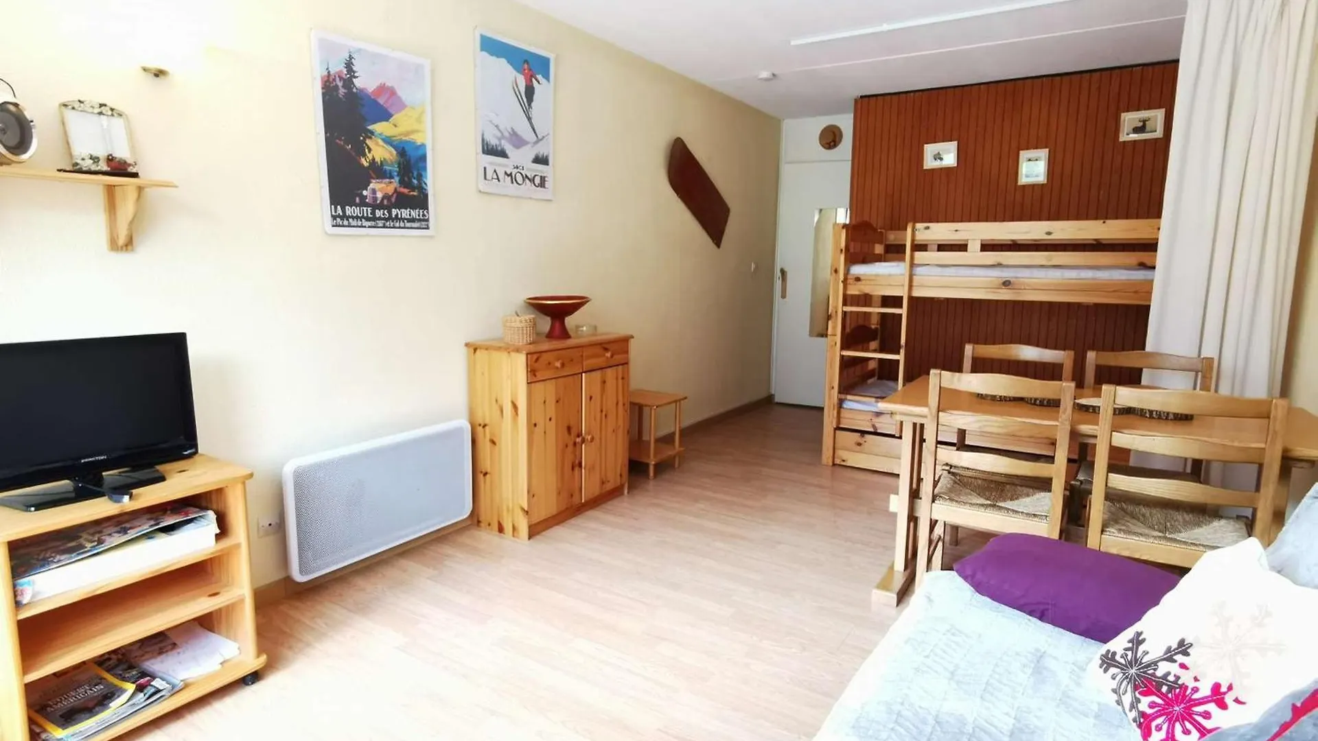 Apartment Studio Cosy 4 Pers, Balcon Sud, Pied Des Pistes - La Mongie - Fr-1-404-124